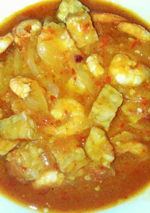 Foto resep Udang Tempe Saos Padang