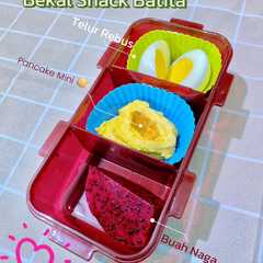 รูปของ Bekal Daycare PAUD - Bekal TK - Telur, Pancake Mini - Buah
