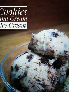 Foto resep Cookies and Cream Ice Cream