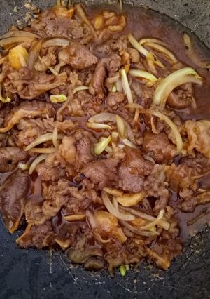 Foto resep Beef Slice Saos Lada Hitam