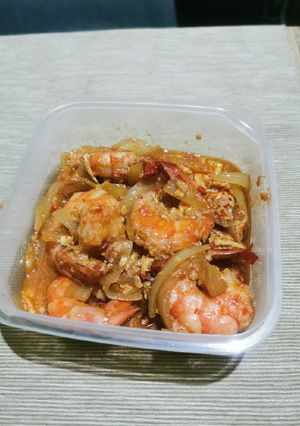 Foto resep Udang saus padang simple dan enak