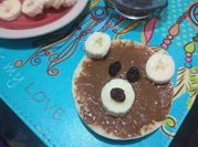 Una foto de tostada de banana