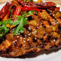 A picture of Grilled Orange Sesame Chicken.