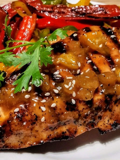 A picture of Grilled Orange Sesame Chicken.