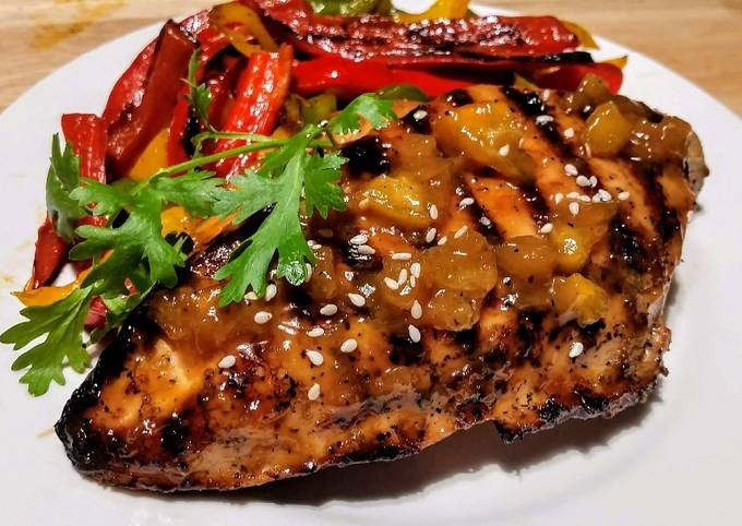 Steps to Make Any-night-of-the-week Grilled Orange Sesame Chicken