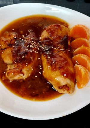 A picture of Orange Ginger Chicken 😍.
