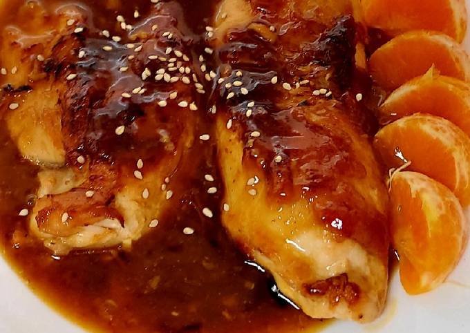 Recipe of Award-winning Orange Ginger Chicken 😍