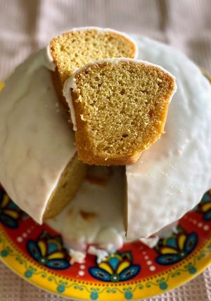 Una foto de Budín de naranja fácil con aceite 🍊