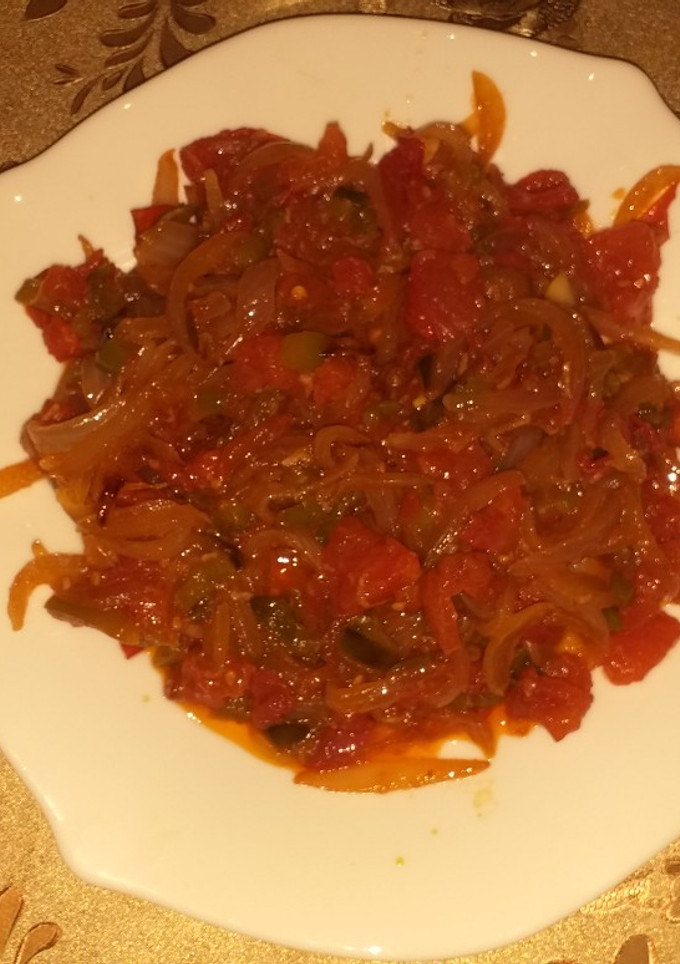صورة لوصفة شكشوكة البصل والطماطم 🍅 سهلة وسريعة