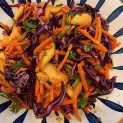 A picture of Peri peri Red cabbage salad.