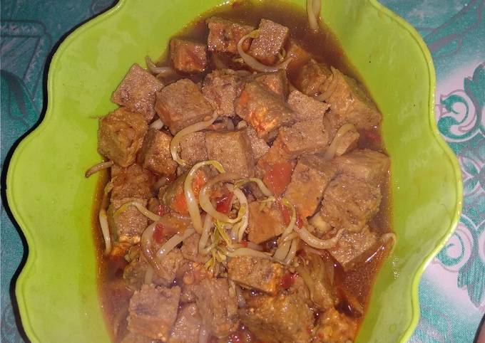 Sambel Goreng Oncom Tauge