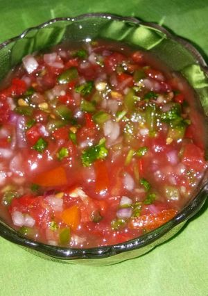 A picture of Spicy salasa dip.