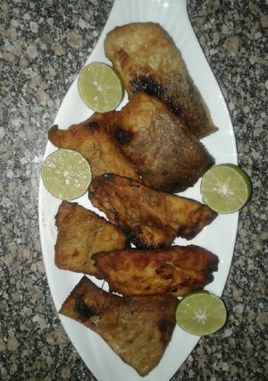 صورة لوصفة السمك بطريقتي 😍😋