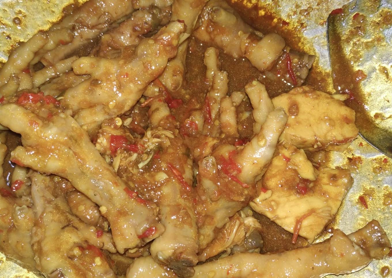 Resep Ceker Pedas yang Enak Banget