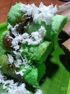 Foto resep Kue putu bambu pandan