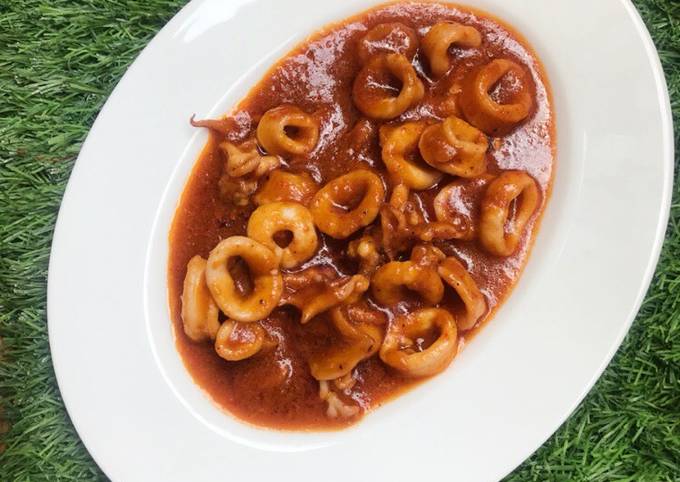 Cumi Saus Padang Super Enak