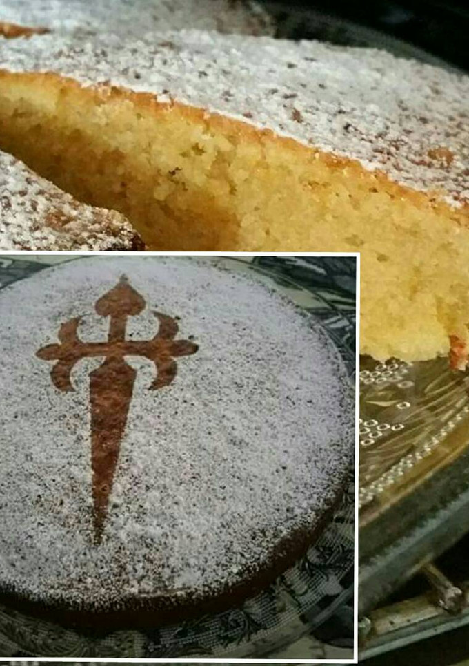 Una foto de Tarta de Santiago