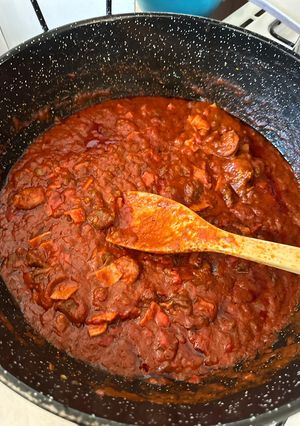 Una foto de Tuco para pasta de entraña y choris