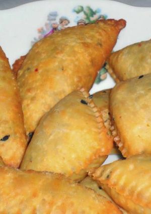 صورة لوصفة سمبوسك بحشوة الدجاج