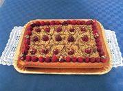A picture of raspberries fruit