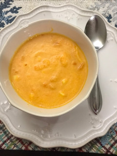 Una foto de Crema de zanahoria