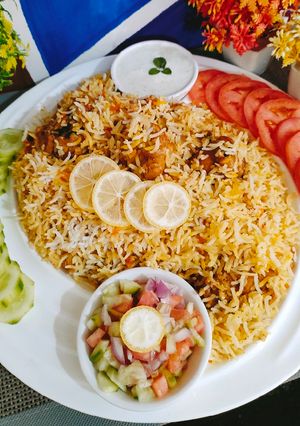 A picture of Red Chilli Chicken Biryani 😋😋.
