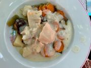 A picture of white fish