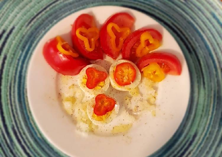 Egg and tomato salad Egg and tomato salad