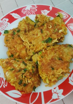 Foto resep Omlet mie goreng