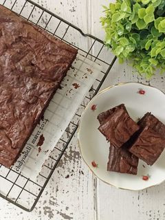 Foto resep Fudgy Brownies Gluten Free