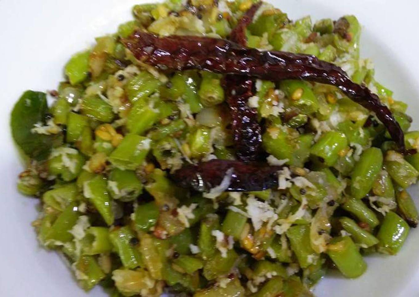 Beans poriyal