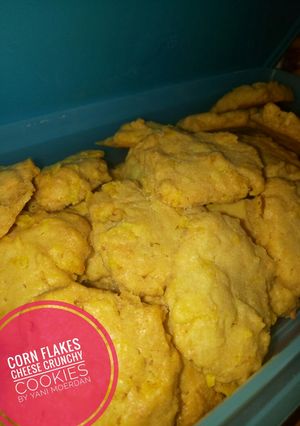 Foto resep Corn flakes cheese cookies