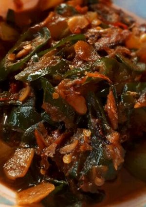 Foto resep Tumis cabe hijau ikan asin