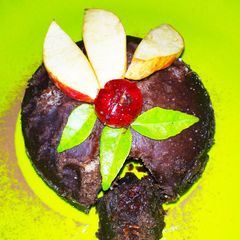 A picture of Choco Lawa Cake.