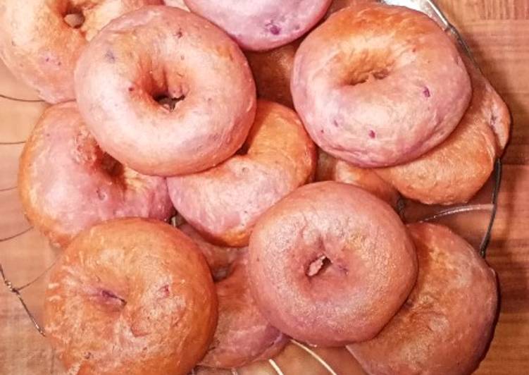 Donat ubi ungu lembut