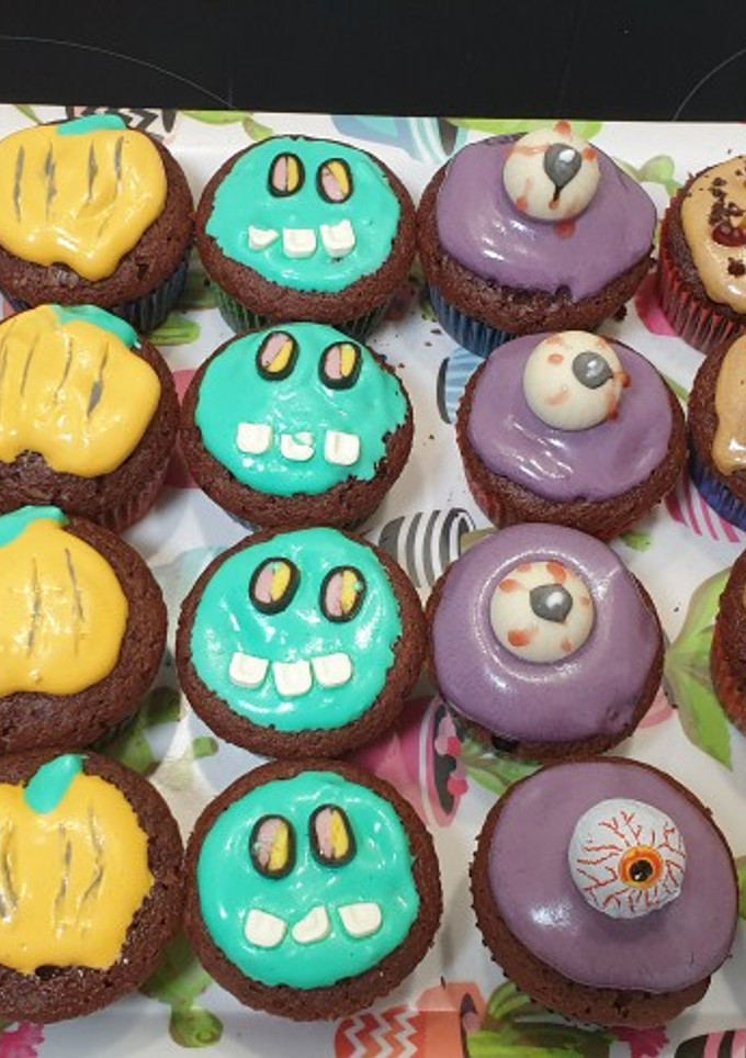 Una foto de Cupcakes de Halloween