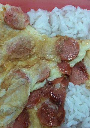 Foto resep Omelet sosis