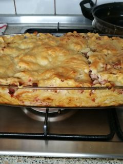 Darált húsos rakott tészta recept fotója