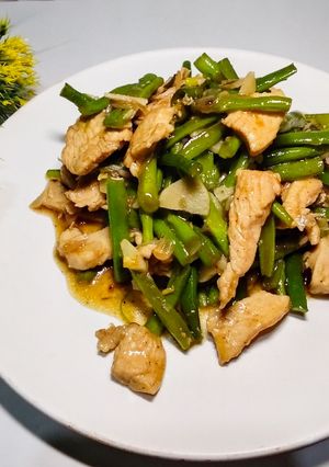Foto resep Oseng buncis ayam