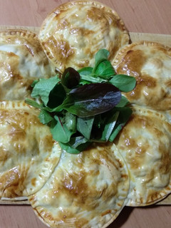 Una foto de Flor de champiñones, bacon y queso