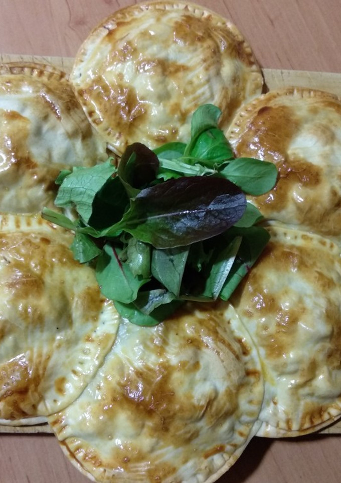 Una foto de Flor de champiñones, bacon y queso