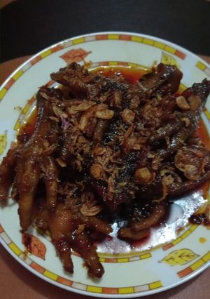 Foto resep Ceker Pedas Manis