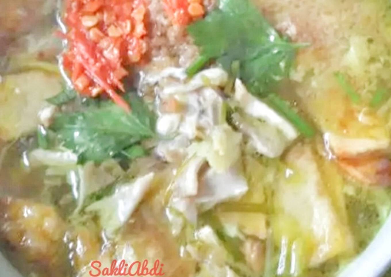 Soto Ayam khas lumajang Istimewa