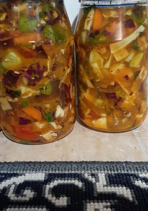 عکسی از دستور ترشی کلم