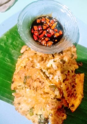 Foto resep Dadar telur tempe