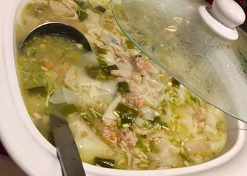 Easiest Way to Prepare Perfect Molo Soup Filipino Pork Dumpling Soup