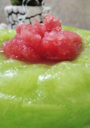 عکسی از دستور فالوده میوه ای بسیار بسیار خوشمزه 😍