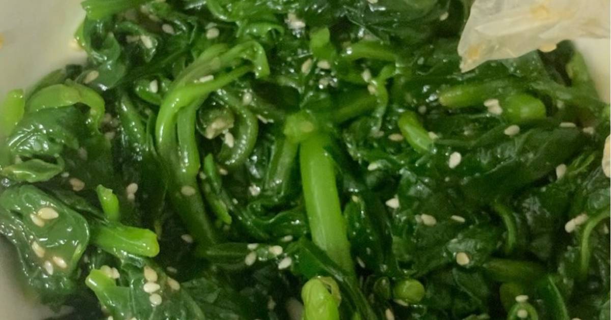 Resep Spinach Banchan oleh Nanda Aulia Dina Cookpad