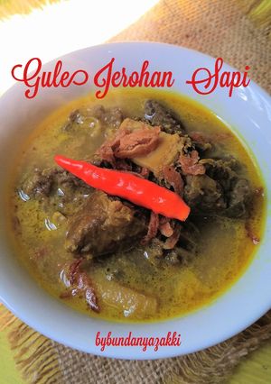 Foto resep Gule Jerohan Sapi