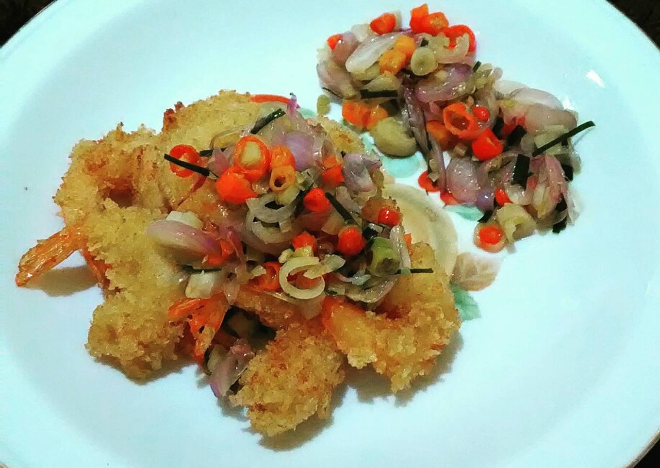 Kepiting udang Sambal Matah